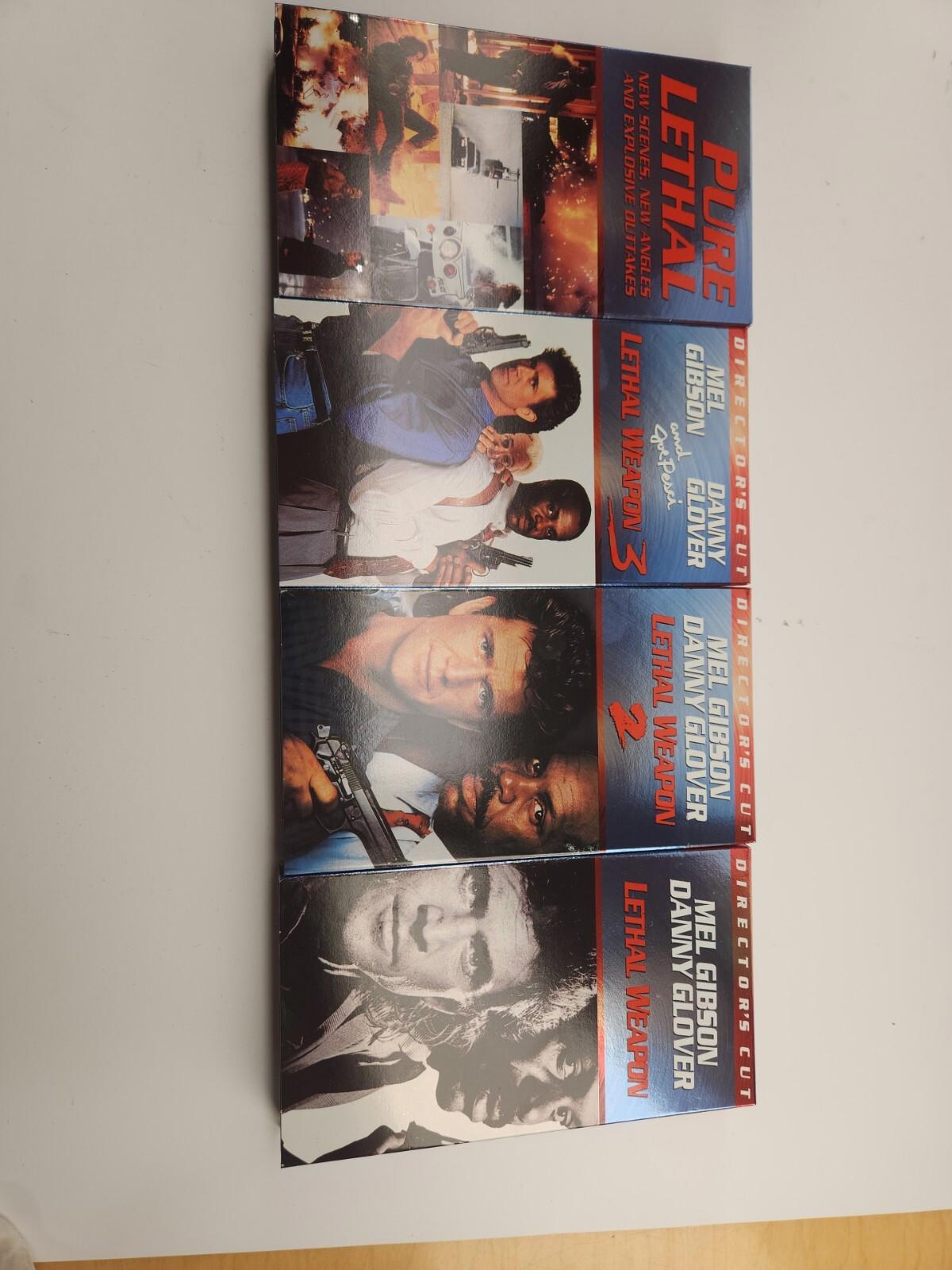 Lethal Weapon Legacy" VHS Complete Set! 💥