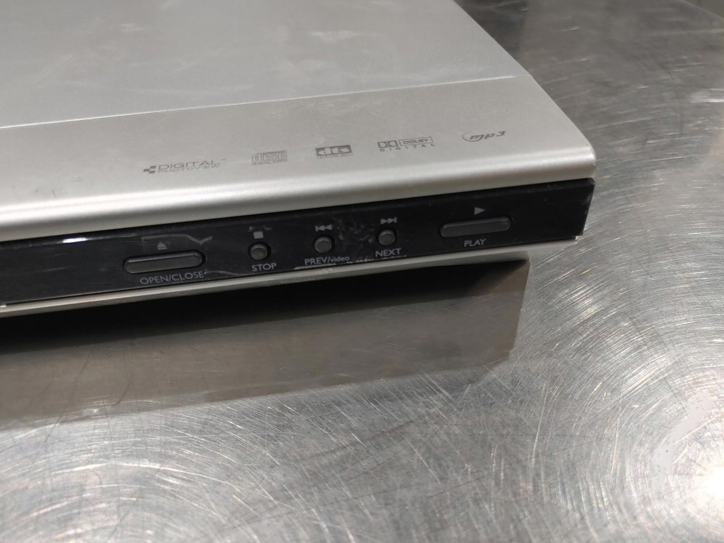 RCA DVD Video CD Player DRC233NS Silver Tested Working Item Only - Fair