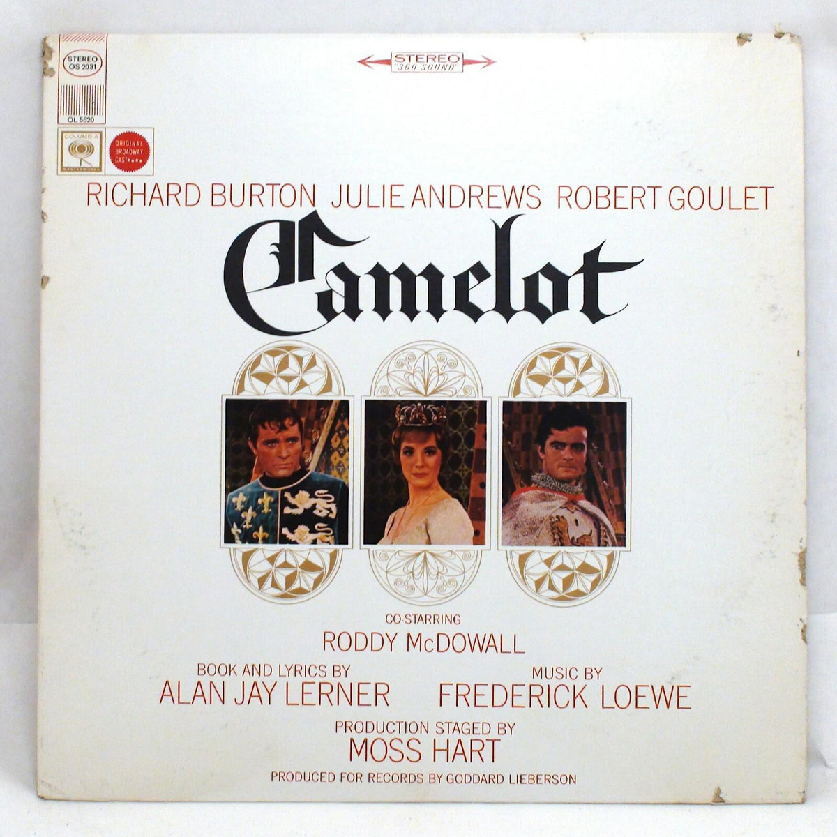 Richard Burton Julie Andrews Robert Goulet Camelot Album vinyle disque LP