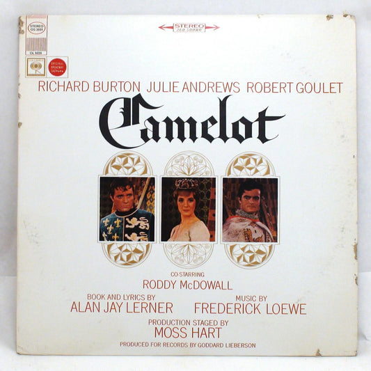 Richard Burton Julie Andrews Robert Goulet Camelot Vinyl Album Record LP