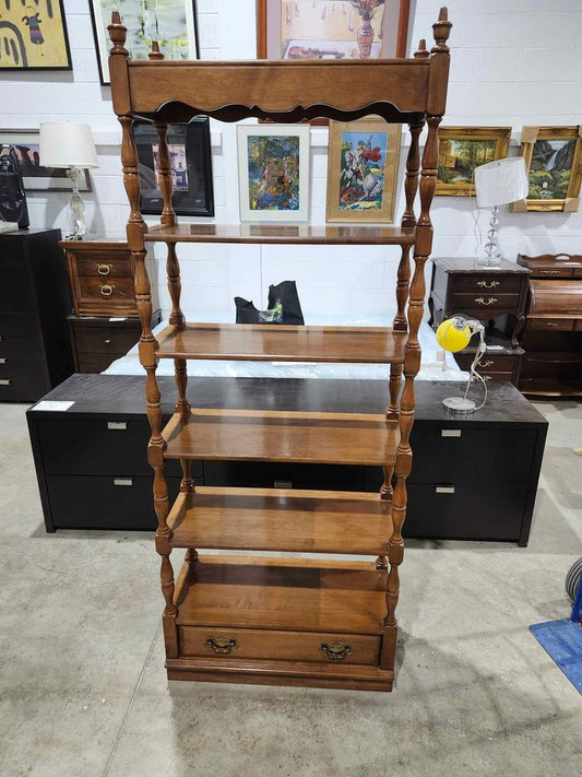 Vintage VILAS Maple Wood Shelving Unit