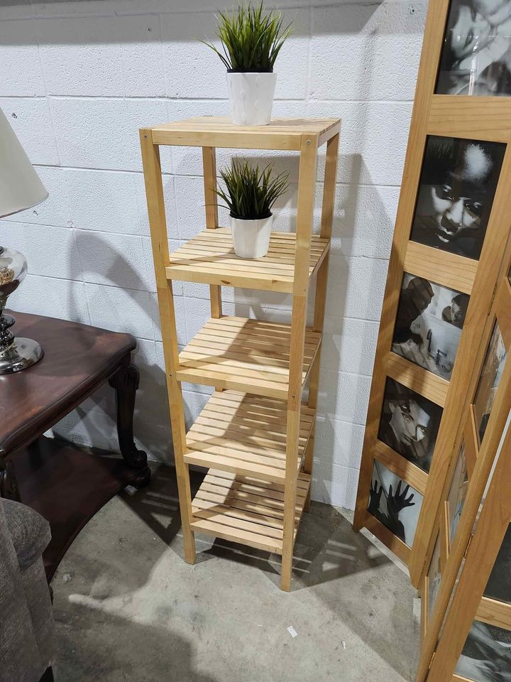 5-Tier Wooden Storage Shelf