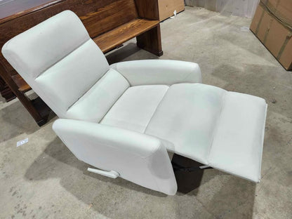 Kidiway Reevo Glider Nursing Chair - White Leather