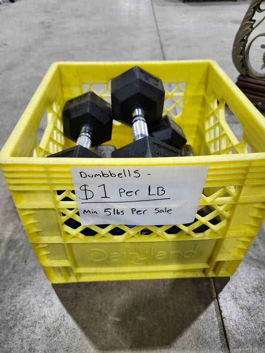 Miscellaneous Dumbbells $1 per Lb