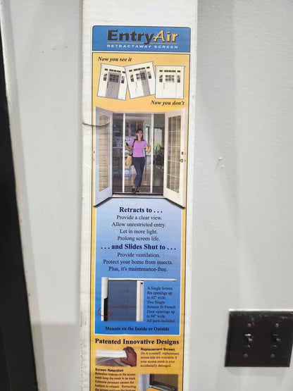 New! Entry Air Retractable Screen Door