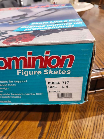 New! Vintage Dominion Figure Skates (ladies 6)