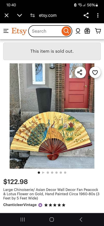 Asian Decorative Wall Fan