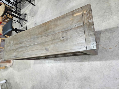Rustic Solid Wooden X Console Table