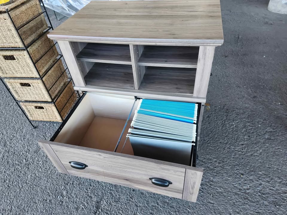 Sauder Harbor View - Lateral File in Salt Oak