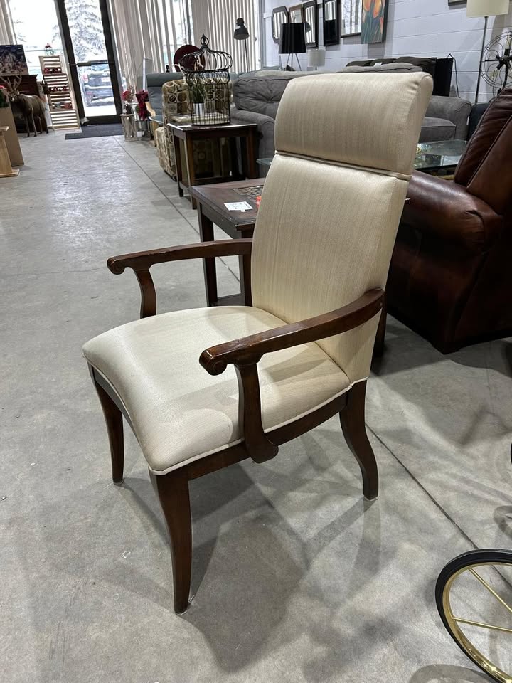 Vintage Solid Wood Armchair