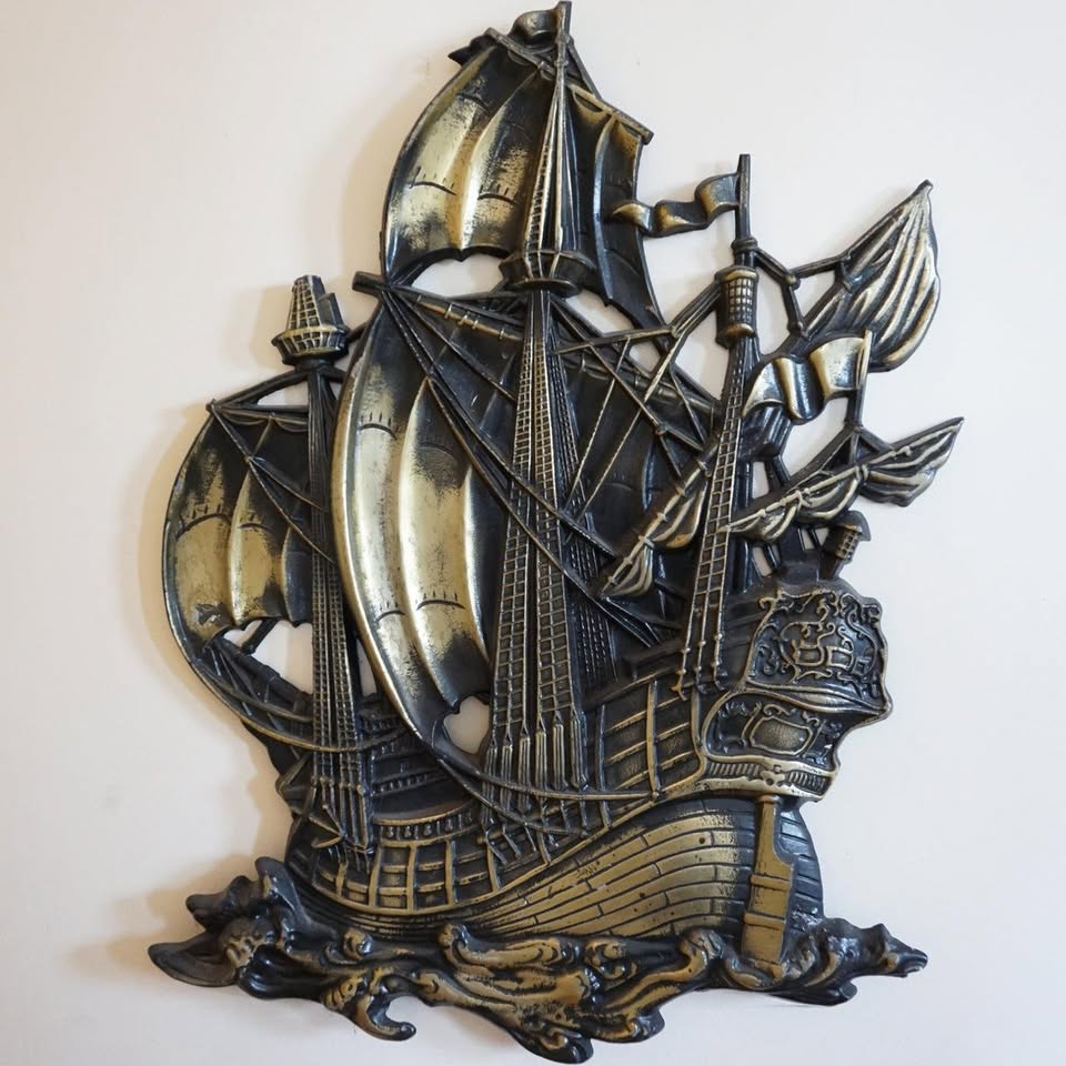 Vintage Pirate Ship - Wall Art