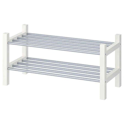 New! Ikea TJUSIG White Shoe Rack - 2 Available