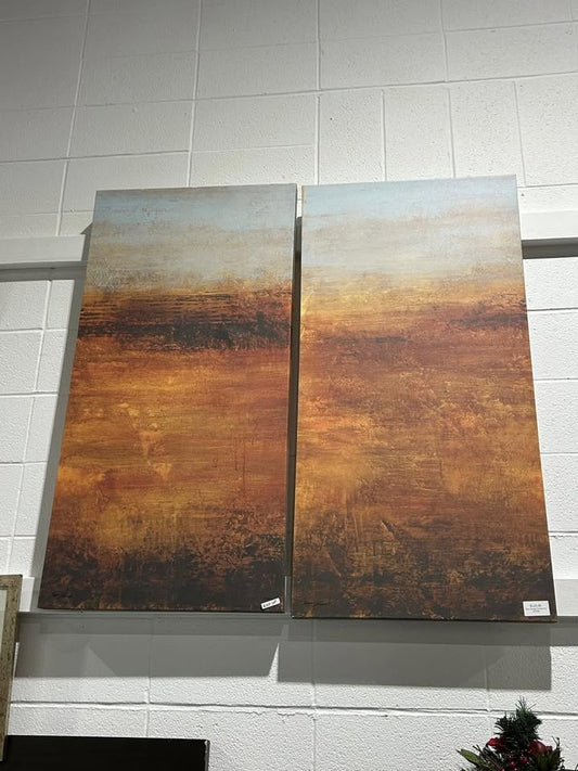 Deep Orange Vertical Set
