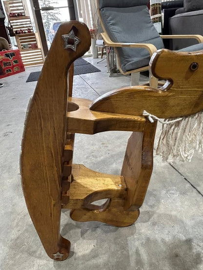 Vintage Rocking Wooden Horse