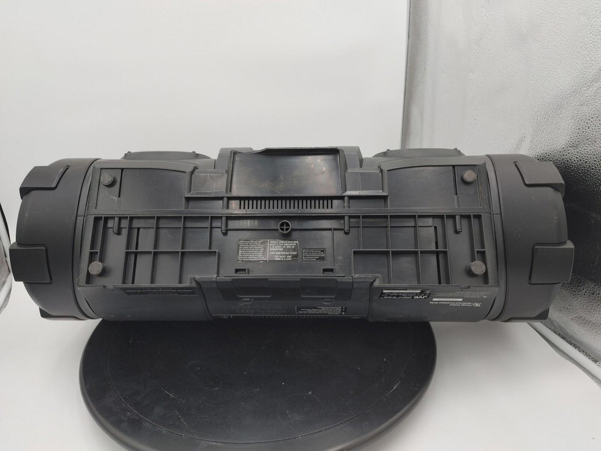 Good Condition JVC Powered Woofer CD System RV-NB52B Black Tested Working