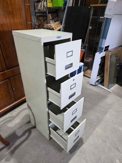 Commander 4-Drawer Metal Filing Cabinet
