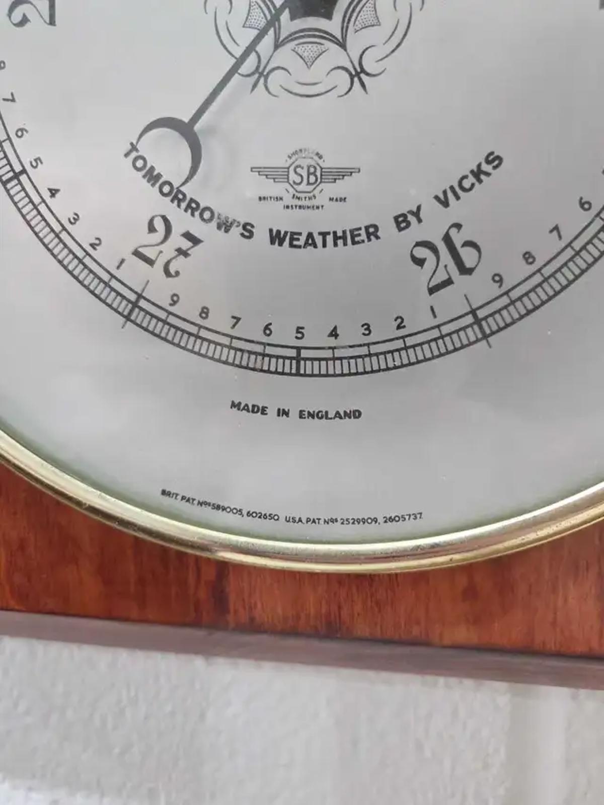 Vintage Tomorrows Weather By Vicks Barometer