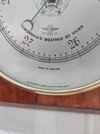 Vintage Tomorrows Weather By Vicks Barometer