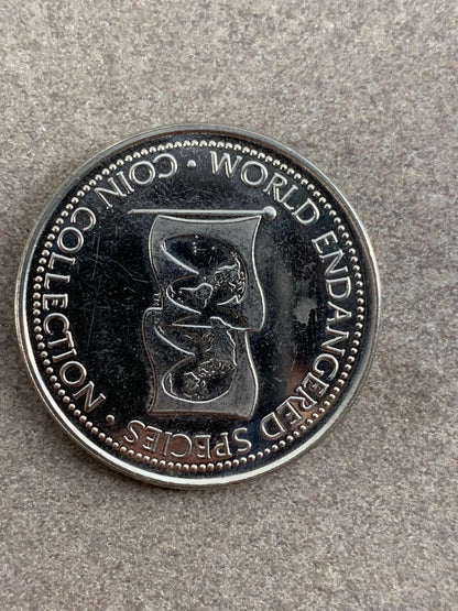 World Endangered Animal Species Coin Collector Souvenir Medal - Beluga Whale