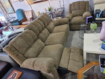 Reclining Sofa and Chair Set
