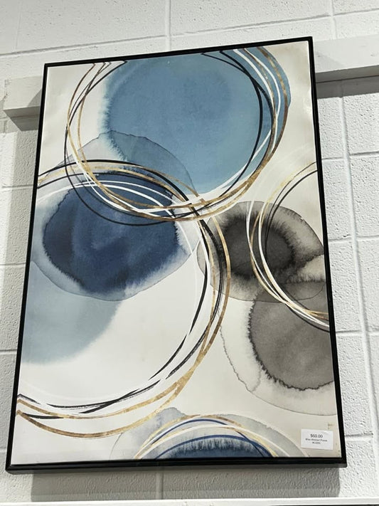 Blue Abstract Frame