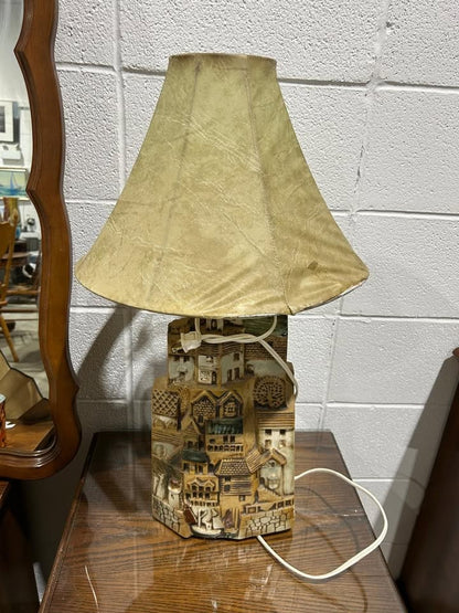 Tremaen Pottery Large Village Lamp