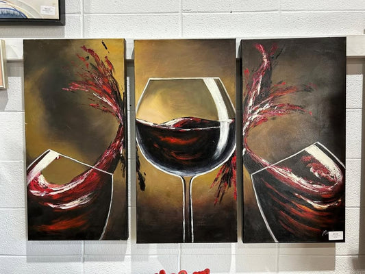 Wine Trio Canvas