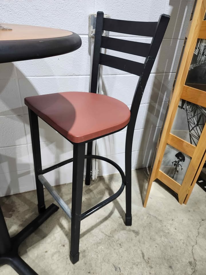 Plymold Bar Table + 2 Stools