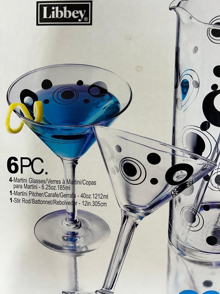 Vintage Cocktail Set in Original Box