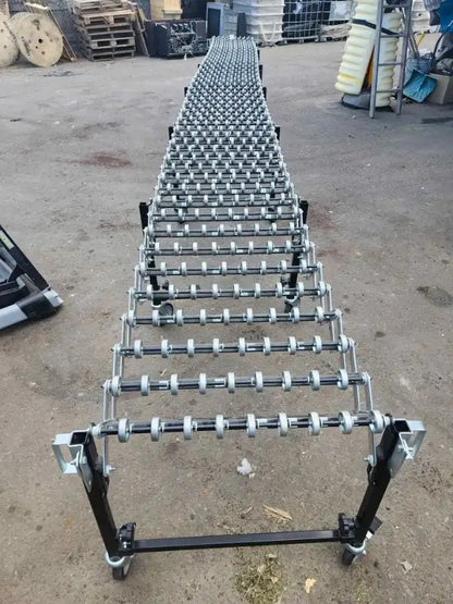 Best Flex 200 Stainless Expandable Gravity Skate Wheel 24' Conveyor
