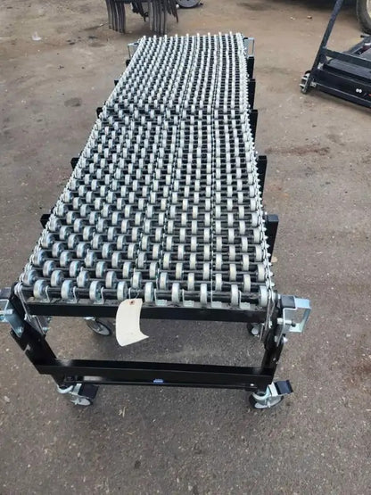 Best Flex 200 Stainless Expandable Gravity Skate Wheel 24' Conveyor