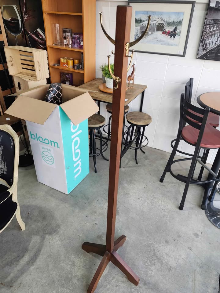 Wooden 68" Coat Rack