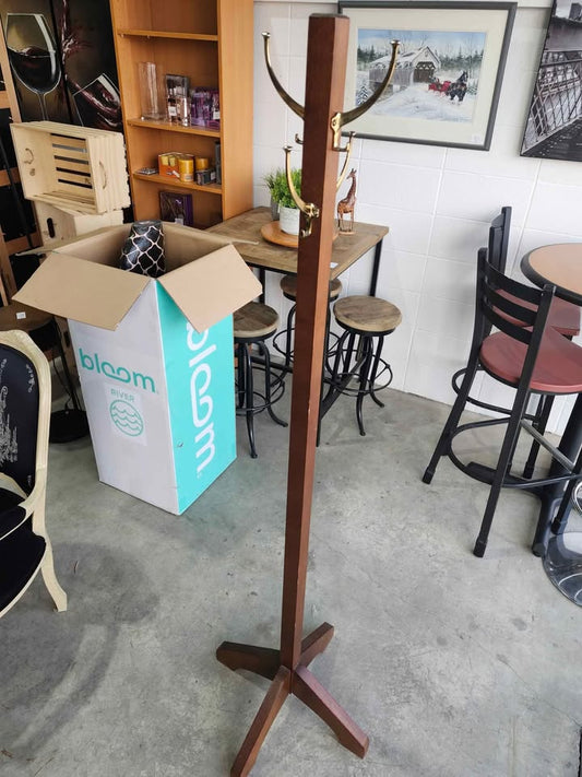 Wooden 68" Coat Rack