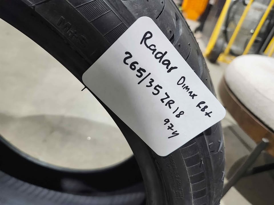 New! Radar Dimex R8+ 265/35ZR18, 97Y - All Season Tire