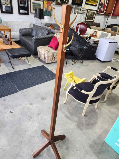 Wooden 68" Coat Rack