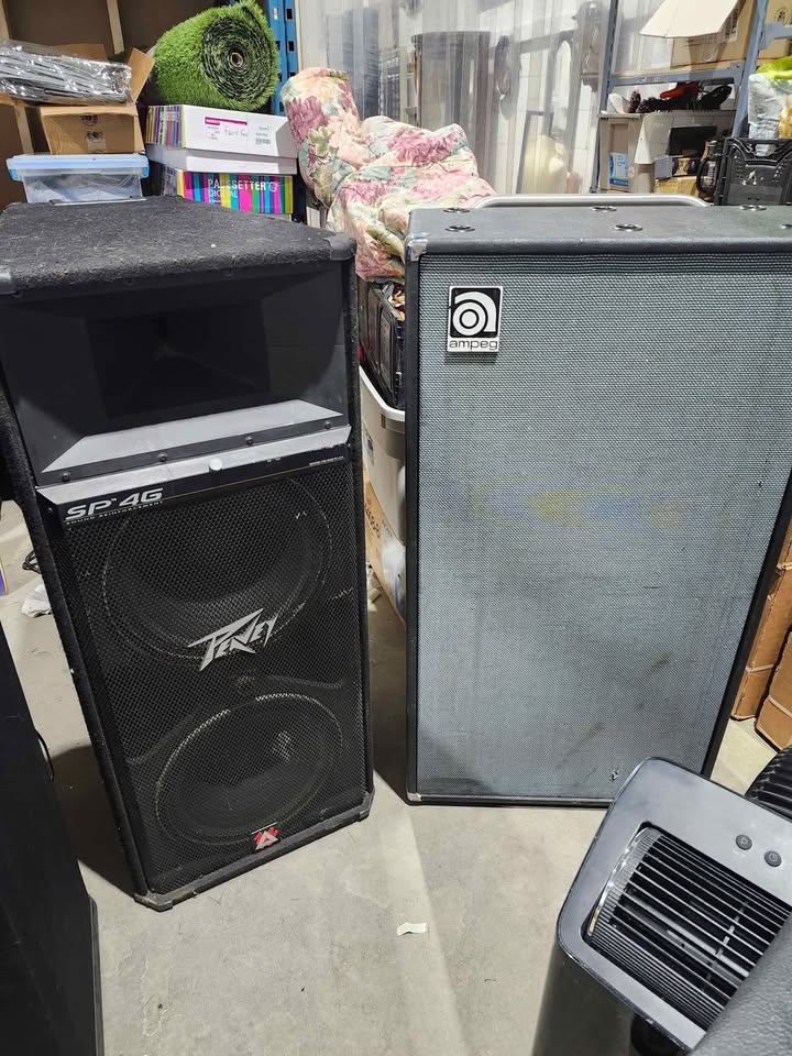 2 Large Peavy/Ampeg Speakers