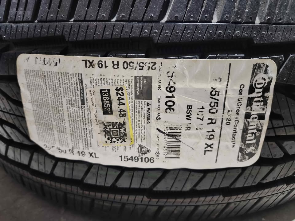 New! Continental LX20 - 255/50R19, 107H (Mud/Snow) Tire