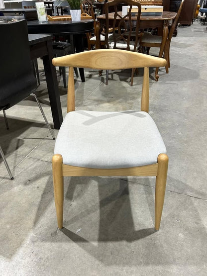 Mid-century upholstered dinning chairs - 2 available