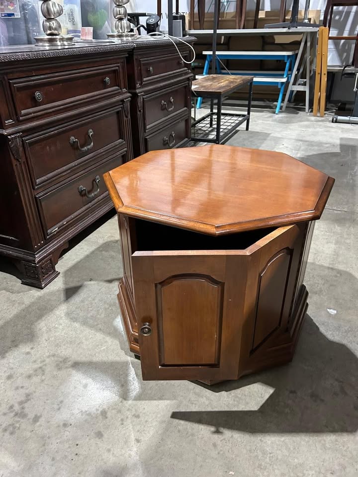 Octagonal Night Stand/Side Table - 2 Available