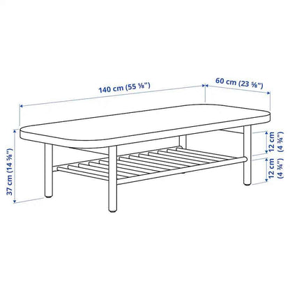 Ikea LISTERBY Dark Brown Coffee Table