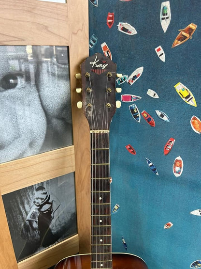 Vintage Acoustic Kay Guitar