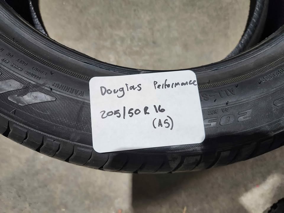 New! Douglas Perfomance - 205/50R16, 87H All Season Tire