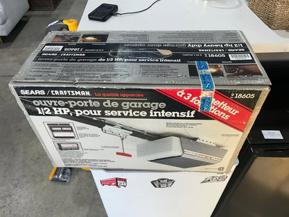 Vintage Sears Craftman 1/2 HP Garage door opener