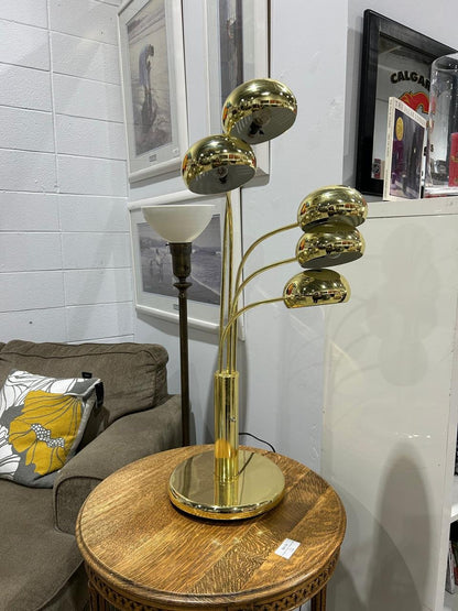 Vintage Mid-Century Modernsit Orb/Eyeball 5 Tier Lamp