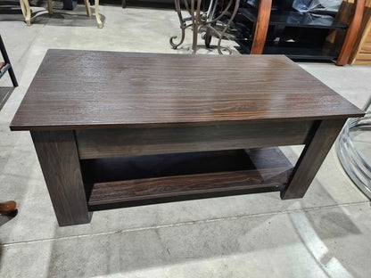 Fujian Lift Top Coffee Table with Storage - Espresso