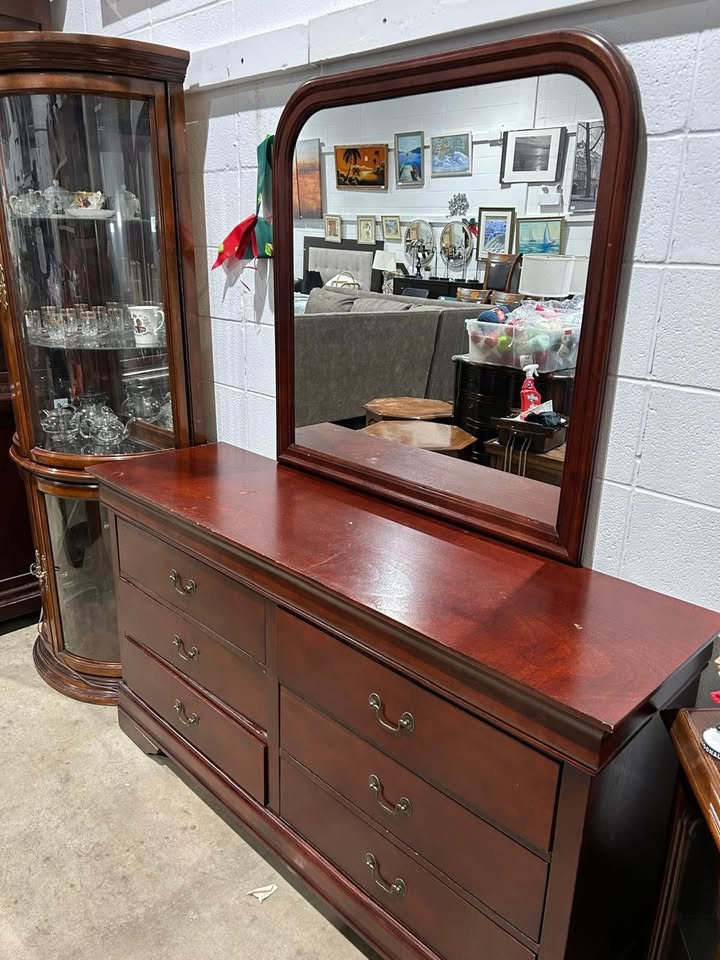 Vintage Cherrywood Dresser