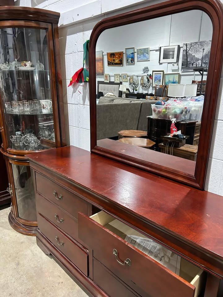 Vintage Cherrywood Dresser