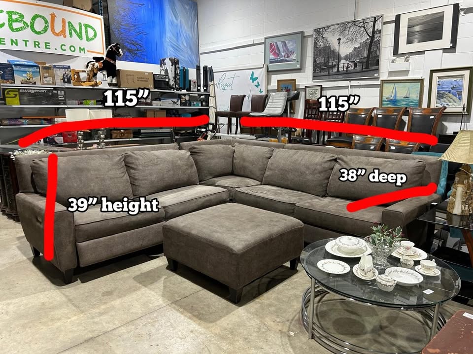 La-z-boy Edie Sectional - 4 Piece UNTESTED