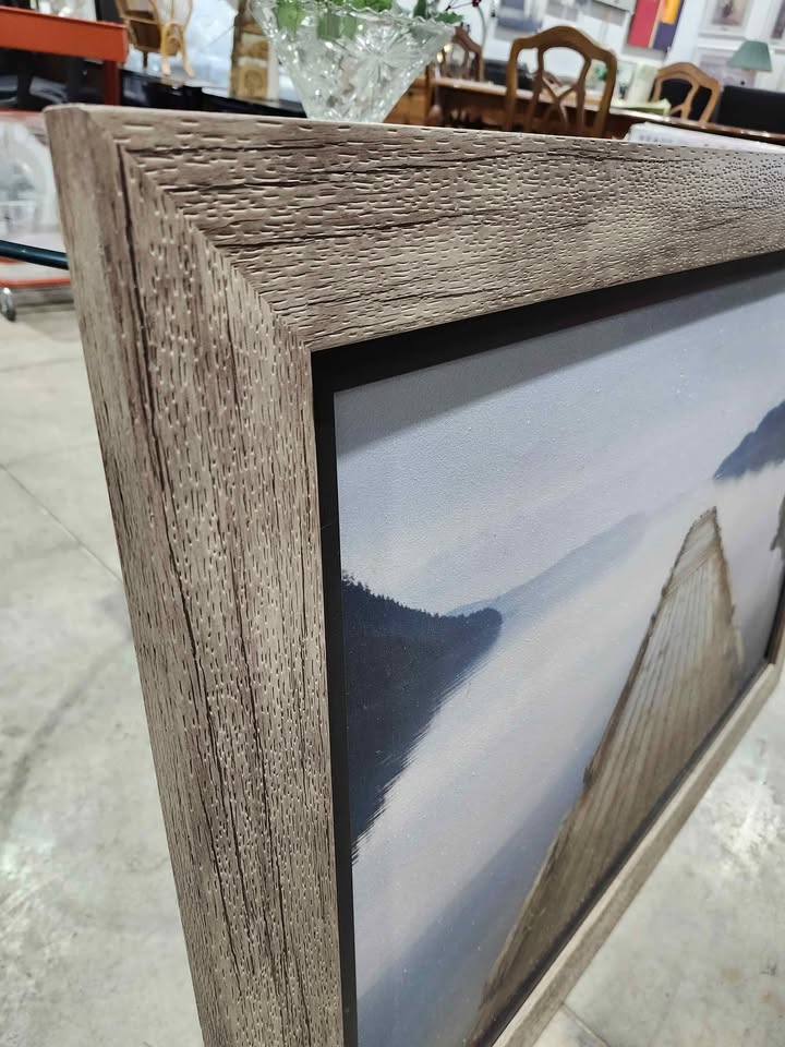 Wooden Pier Framed Art Print