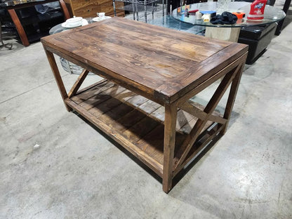 Large Rustic Farmhouse Homemade Wooden Table